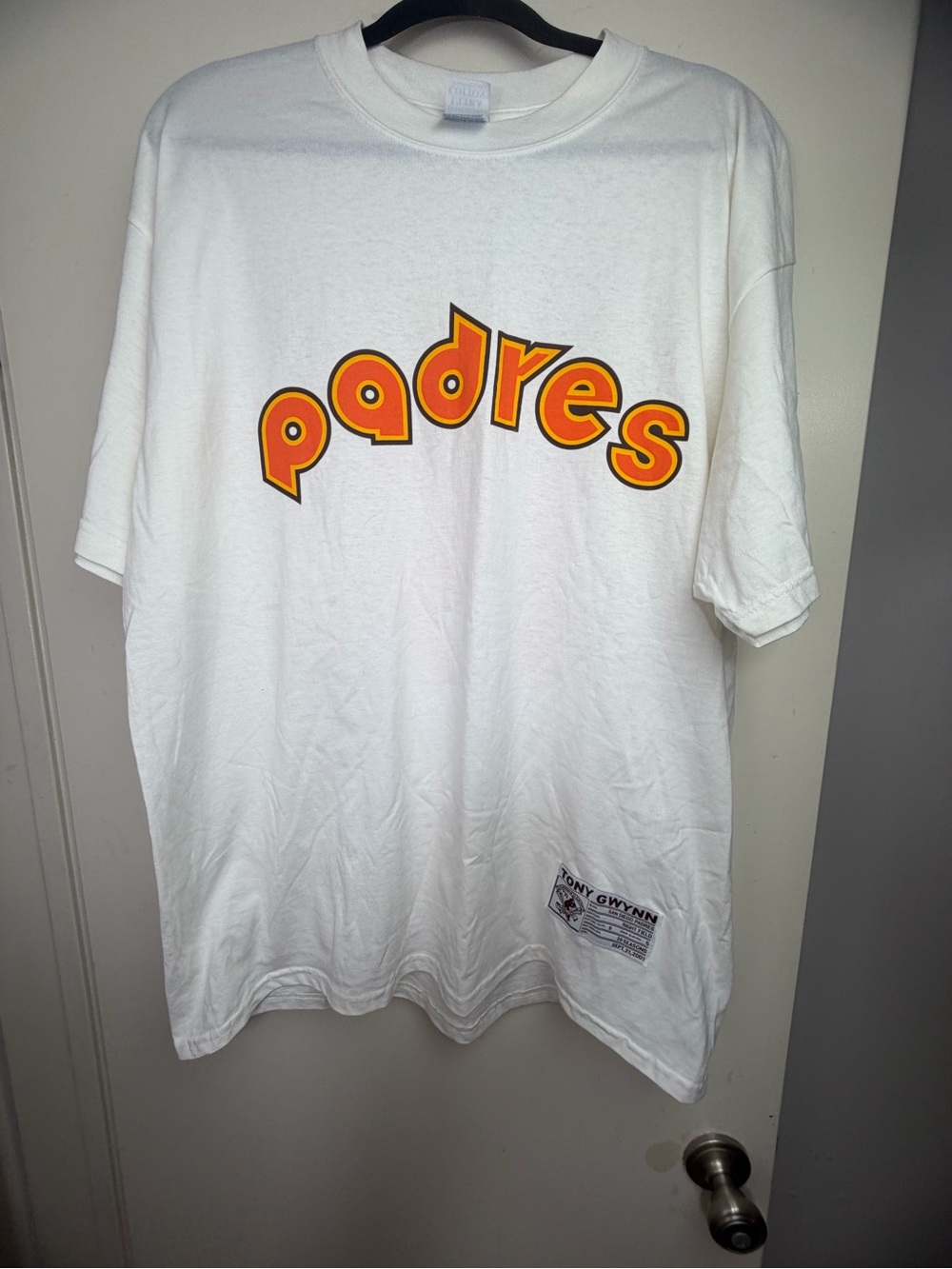 Tony Gwynn San Diego Padres#19 Vintage 2001 Celebration of 20 Seasons T-Shirt XL